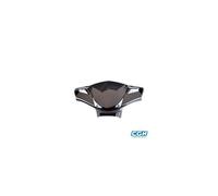 Couvre guidon avant noir brillant pour scooter Peugeot 50 Kisbee 4T 2009 à 2017