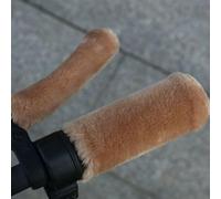 Couvre-guidon et levier de frein pour moto, manches en peluche chaude pour l'hiver, ajustement élastique, noir/gris/rose/kaki