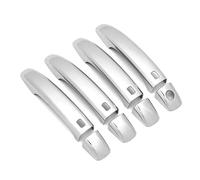 Couvre Guidons Compatible Avec Pour Q3 Pour Q5 Pour A4 2009 2010 2011 2012 2013 2014 2015 Poignée Porte Extérieure Voiture Garniture Garniture Autocollant Rayures(Silver)