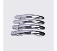 Couvre Guidons Compatible Avec Seat Pour Cordoba Pour Vario Pour Altea 2003 2004 2005 2006 2007 Voiture Chrome Carbone Fibre Porte Poignée Housses Autocollants Pièces(Model 3)