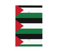 Couvre-interrupteurs décoratifs imprimés drapeau de l'État de Palestine - Plaques durables simples et doubles pour interrupteurs Style V