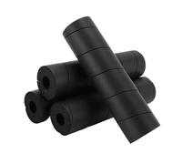 Couvre-Jambe de Cadre de lit, Protecteur en Caoutchouc réutilisable Haut d'amortissement à Amortissement pour Orteils Protecteur, Bureau de Chambre à la Maison Noir, 4 pièces 6
