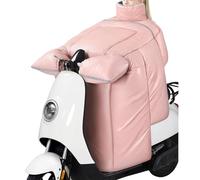 Couvre-jambes De Moto - 22,83 Pouces En Coton PU Peluche | Tablier Épais Coupe-vent D'hiver - Manchon De Jambe De Scooter Imperméable Avec Gants Intégrés Pour Garder Les Cyclistes Au Chaud Et Protégés