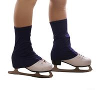 Couvre-jambes de skate en polyester et élasthanne pour patins à roulettes avec haute élasticité et support de couverture de la tige (bleu marine)