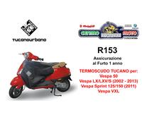 Couvre-Jambes Protections Thermiques Tucano R153X Avec Assurance Vespa Sprint