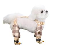 Couvre-Jambes Réglables pour Chien Pantalon Confortable en Tissu Imperméable Anti-poussière avec Couvre-Pieds pour Animaux De Compagnie Marche en Plein Air Camping Pantalon Imperméable