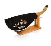 Couvre-Jambon Kukuxumusu Couleur Noire - Coton 50% - Housse à Jambon 55 cm - Idéal Aussi Bien pour Les jambons Que Les palettes - Modèle Zuringo