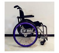 Couvre-Jante Pour Fauteuil Roulant Housse de poussée manuelle for fauteuil roulant, antidérapante, résistante à l'usure, améliore l'adhérence et la traction, 1 paire(F)