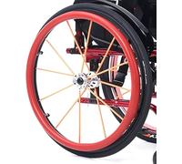 Couvre-Jantes à poussée Manuelle pour Fauteuil Roulant, Housse de Fauteuil Roulant de Sport pour Roue arrière de 24 Pouces, Cercle de Protection antidérapant et résistant à l'usure pour améliorer l'