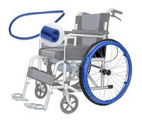 Couvre-jantes Antidérapants For Fauteuils Roulants, Améliorent L'adhérence Et La Traction, Faciles À Nettoyer Adaptés Aux Fauteuils Roulants À Moyeu De Roue De 20 À 24 Pouces(Blue)