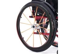 Couvre-jantes de poussée en silicone for fauteuil roulant de 24 pouces, housses de poignées de jante de poussée for fauteuil roulant, housse de main antidérapante et résistante à l'usure, main courant