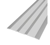 Couvre joint de dilatation aluminium argenté mat non percé (L= 250cm, l= 100 mm)