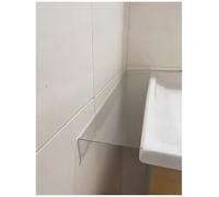Couvre-joint en acrylique pour cuisine, planche d'extension de 50 x 30 cm, remplissage d'espace étroit, couvercle de couture de comptoir, facile à nettoyer, installation sans couture, durable (50 x 30