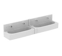 Couvre-joint pour lavabo - IDEAL STANDARD - CONTOUR 21 - Avec dosseret blanc - Céramique