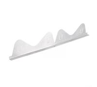 Couvre-joints en acier inoxydable pour cuisinière - Kit de garniture de cuisinière - Protection de cuisinière pour four de cuisine entre la cuisinière et le comptoir - 35,8 cm à 70,5 cm