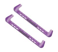 Couvre-Lame pour Patins à Glace avec Protection Anti-dérapante, Housse Rigide en PVC pour Patinage Artistique et Vitesse, Couleur gelée Transparente, Ajustement Universel Adultes et Enfants