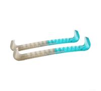 Couvre-Lames Patin Glace Ajustable 34cm Anti-Dérapant | Ajustable jusqu'à 34cm, coupe personnalisée, convient hockey et artistique, finition glitter, paire complète(Grey-Green)