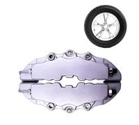 Couvre L'étranger Rouge | 2PCS CORS DISC DISC Couvertures D'étrier De Front | Kit De Couverture D'étrier Universel Style De La Voiture Pour Décoration De Modification Du Moyeu De Roue, Ensemble