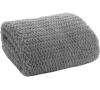 Couvre-lit 130x170 Laris microfibre argent Eurofirany
