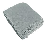 Couvre-lit 150x200 cm 100% coton collection PAROS vert lichen