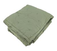 Couvre-lit 180x240 cm CELESTE velours piquage points brodés vert Mousse