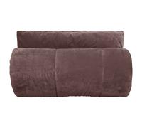 Couvre-lit 180x240 moki en velours de polyester piquage carreau Bison