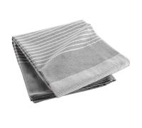 Couvre lit 2 personnes 220 x 240 cm coton/polyester tisse adele Gris