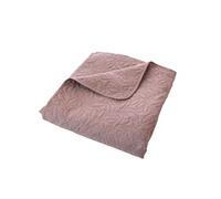 - Couvre-lit à dessin floral - 240 x 220 cm - Rose