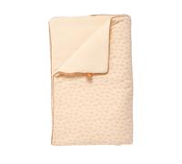 Couvre lit bébé en double gaze de coton - orsino beige TU