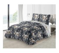 Couvre-lit Boutis épais matelassé 220x240cm avec 2 Taies 65x65cm M23-6060