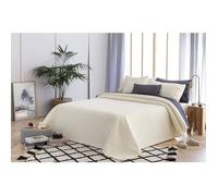Couvre-lit boutis Fin avec Motif Losanges pour Printemps été Automne et Hiver Beige#Cama 140/150/160 - 250x260cm JETEE DE LIT