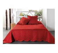 Couvre-lit Californie couleur terre cuite 250x260