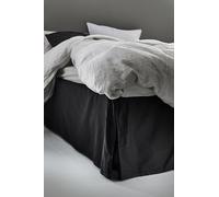 Couvre-lit coloré 45 cm qualité Bio Noir 160X200