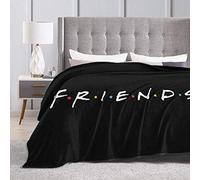 Couvre-lit de luxe en flanelle polaire légère super douce et confortable de la série TV Friends 200 x 150 cm