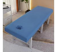 Couvre Lit de Massage Couvre Lit de Salon de Beauté Housse de Protection Complète pour Table de Massage Spa Draps de Massage Dark blue 70x180cm(N)