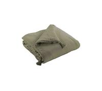 Couvre-lit double gaze de coton kaki 90x200 cm