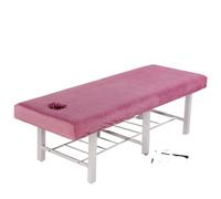 Couvre-lit épais en velours cristal, couvre-lit de beauté, couvre-lit de massage for hôpital, hôtel, salon de beauté(Darkpink,180X60CM)