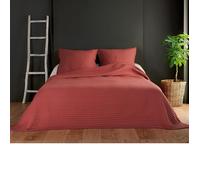 Couvre lit et taie matelassés Brique 250x260 cm