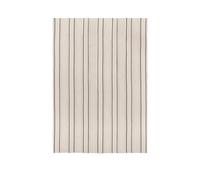 Couvre-lit Ferm Living en Sergé, Une Place , Blanc Cassé/ Noir