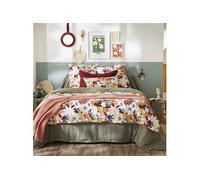 Couvre-lit gaze de coton imprimé printemps 90x200 cm