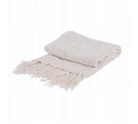 Couvre-lit - Home styling collection - Beige - 130 x 170 cm - Franges