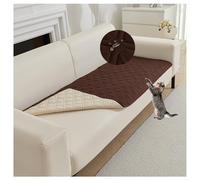 Couvre-lit imperméable pour animaux de compagnie - Housse réversible résistante aux poils de chien et de chat - Protection de meubles anti-rayures lavable - Rouge - 75 x 180 cm - Idéal pour la maison