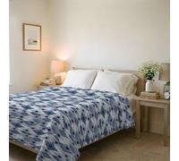 Couvre-lit matelassé d’été Ligne Basic Made in Italy en Microfibre Douce imprimée - Couette Printemps-été mi-Saison - Calypso, Double 250x240 cm