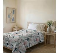 Couvre-lit matelassé d’été Ligne Basic Made in Italy en Microfibre Douce imprimée - Couette Printemps-été mi-Saison - Denny, Simple 160x240 cm