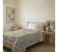 Couvre-lit matelassé d’été Ligne Basic Made in Italy en Microfibre Douce imprimée - Couette Printemps-été mi-Saison - Fez, Simple 160x240 cm