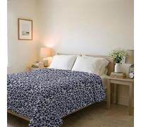 Couvre-lit matelassé d’été Ligne Basic Made in Italy en Microfibre Douce imprimée - Couette Printemps-été mi-Saison - Wild, Double 250x240 cm