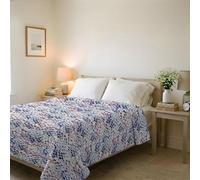 Couvre-lit matelassé d’été Ligne Basic Made in Italy en Microfibre Douce imprimée - Couette Printemps-été mi-Saison - Lena, Double 250x240 cm