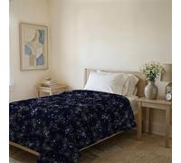 Couvre-lit matelassé d’été Ligne Basic Made in Italy en Microfibre Douce imprimée - Couette Printemps-été mi-Saison - Orione, 1 Place et demie 200x240 cm