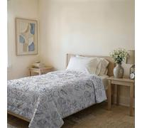 Couvre-lit matelassé d’été Ligne Basic Made in Italy en Microfibre Douce imprimée - Couette Printemps-été mi-Saison - Travel Life, Simple 160x240 cm