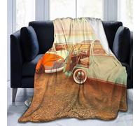 Couvre-Lit, Motif Losange À Carreaux Imprimé Couverture De Lit Douce Couverture En Microfibre Chaude Pour Voya
